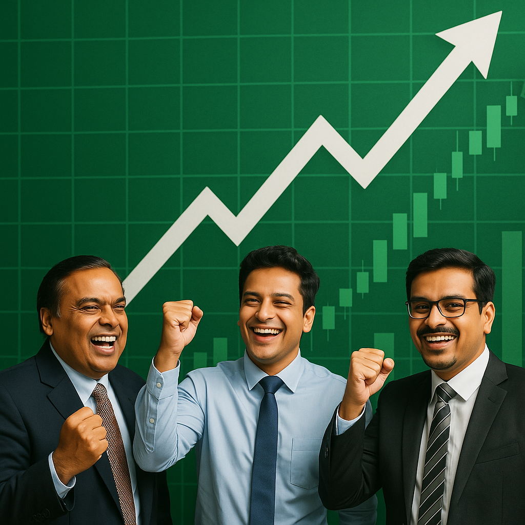 Stock Market Reliance Industries और Bajaj Sensex और Nifty Group