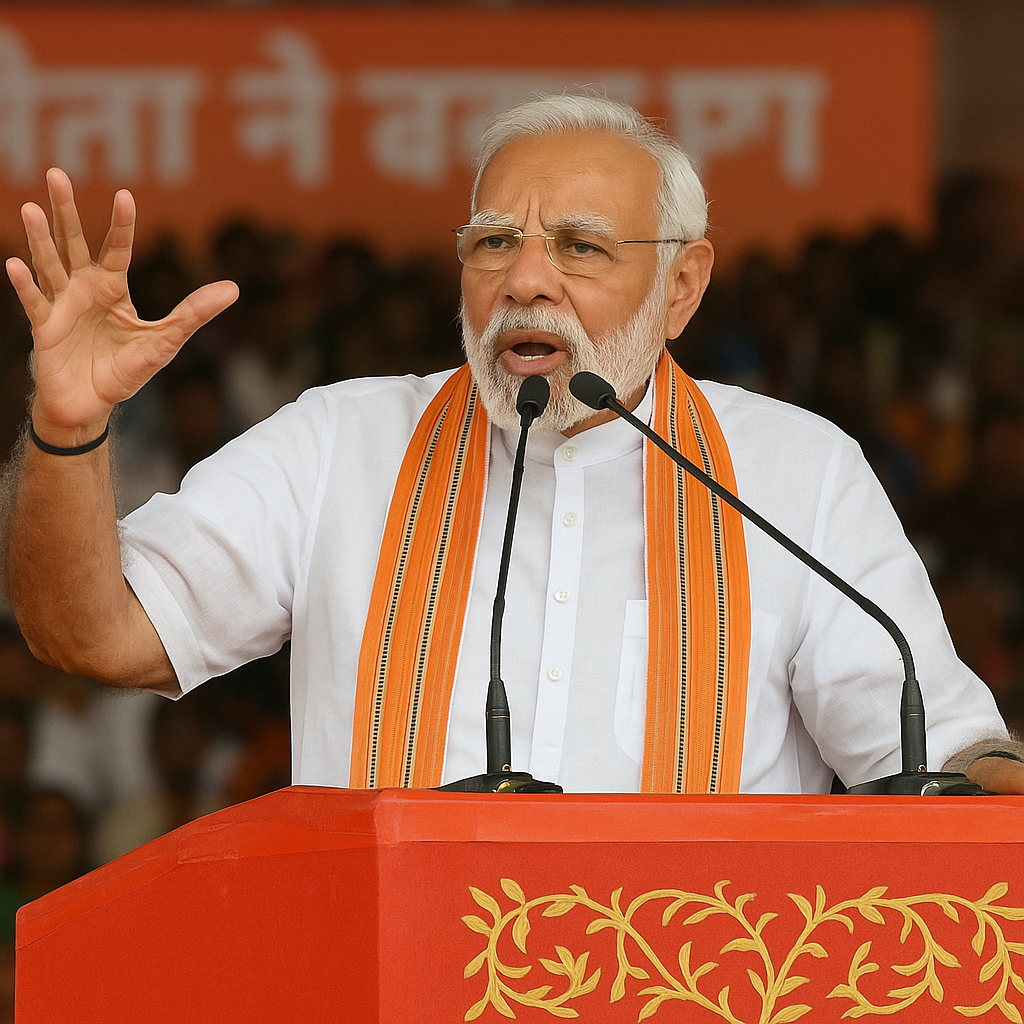 मोदी का बयान: "अगर जेल में बंद क्लर्क नौकरी गंवा सकता है, तो पीएम क्यों नहीं?" – बिहार रैली से उठे सवाल