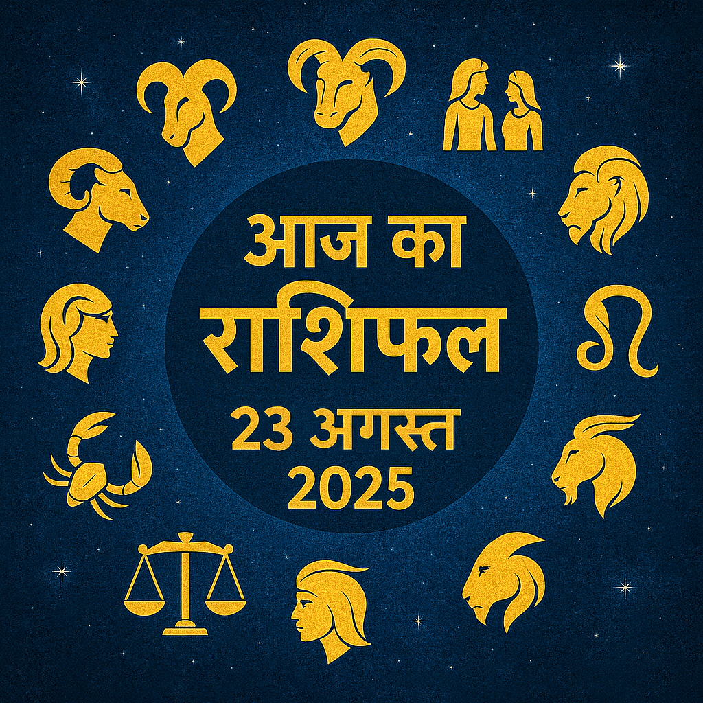 आज का राशिफल – 23 अगस्त 2025