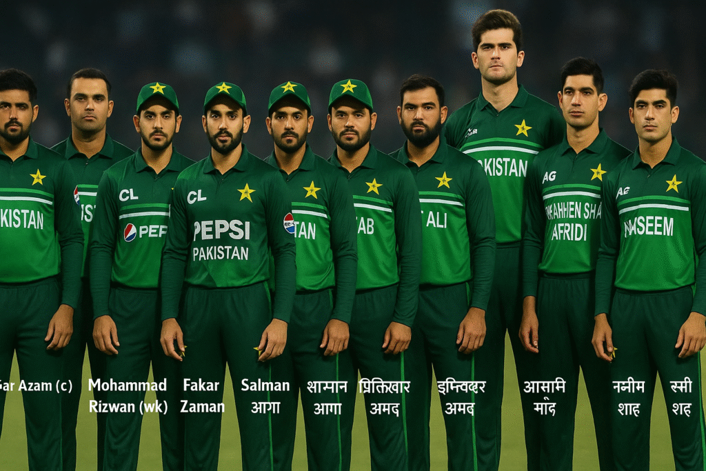 Pakistan की संभावित Playing XI Asia Cup Tri Series 2025: Pakistan, Afghanistan और UAE का Rehearsal Tournament