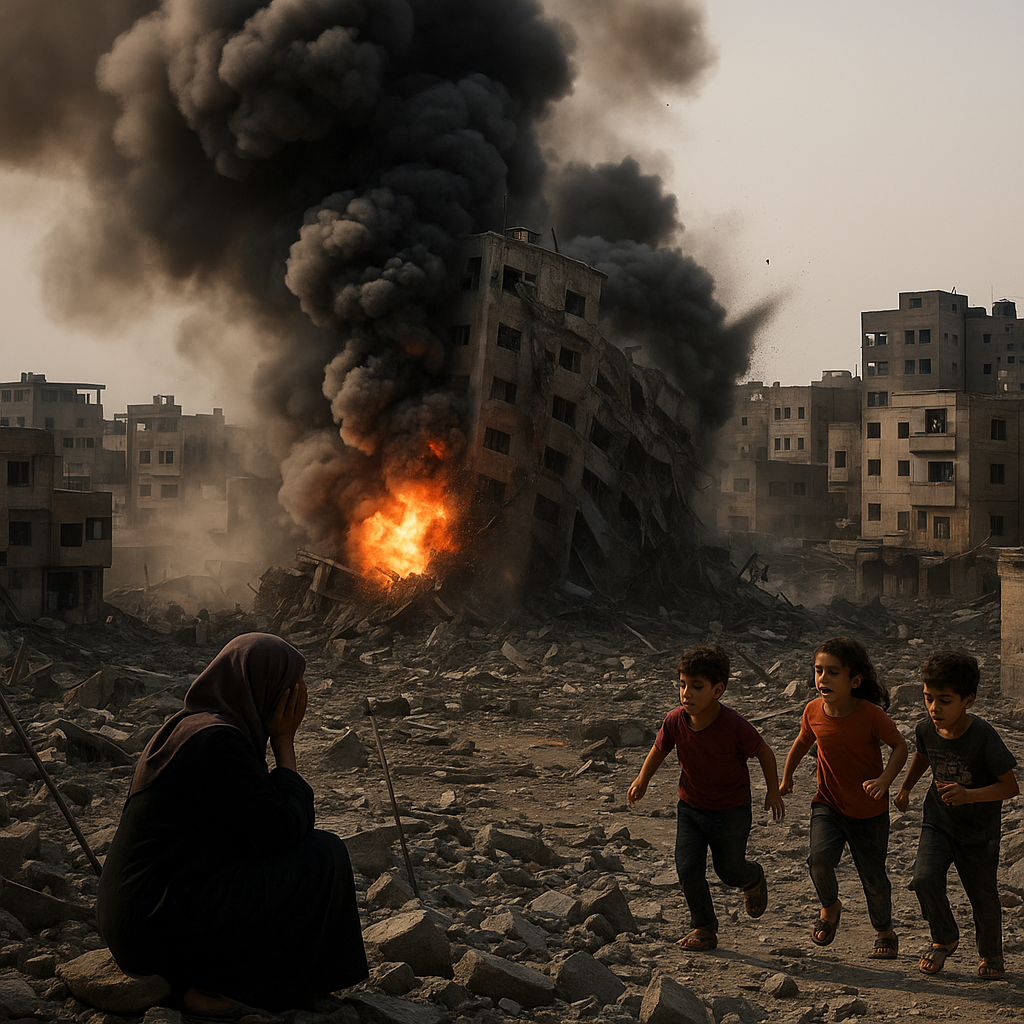 Gaza Crisis: इस्राइली हमले में 13 मौतें, हर दिन हजारों विस्थापित – जानिए 5 बड़े अपडेट