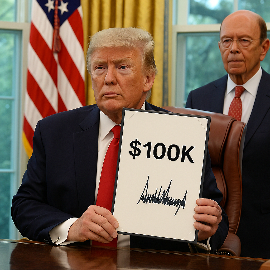 H-1B वीज़ा पर ट्रंप का बड़ा झटका: $100K (₹90 लाख) फीस से भारतीय आईटी प्रोफेशनल्स के लिए 5 नई चुनौतियाँ 