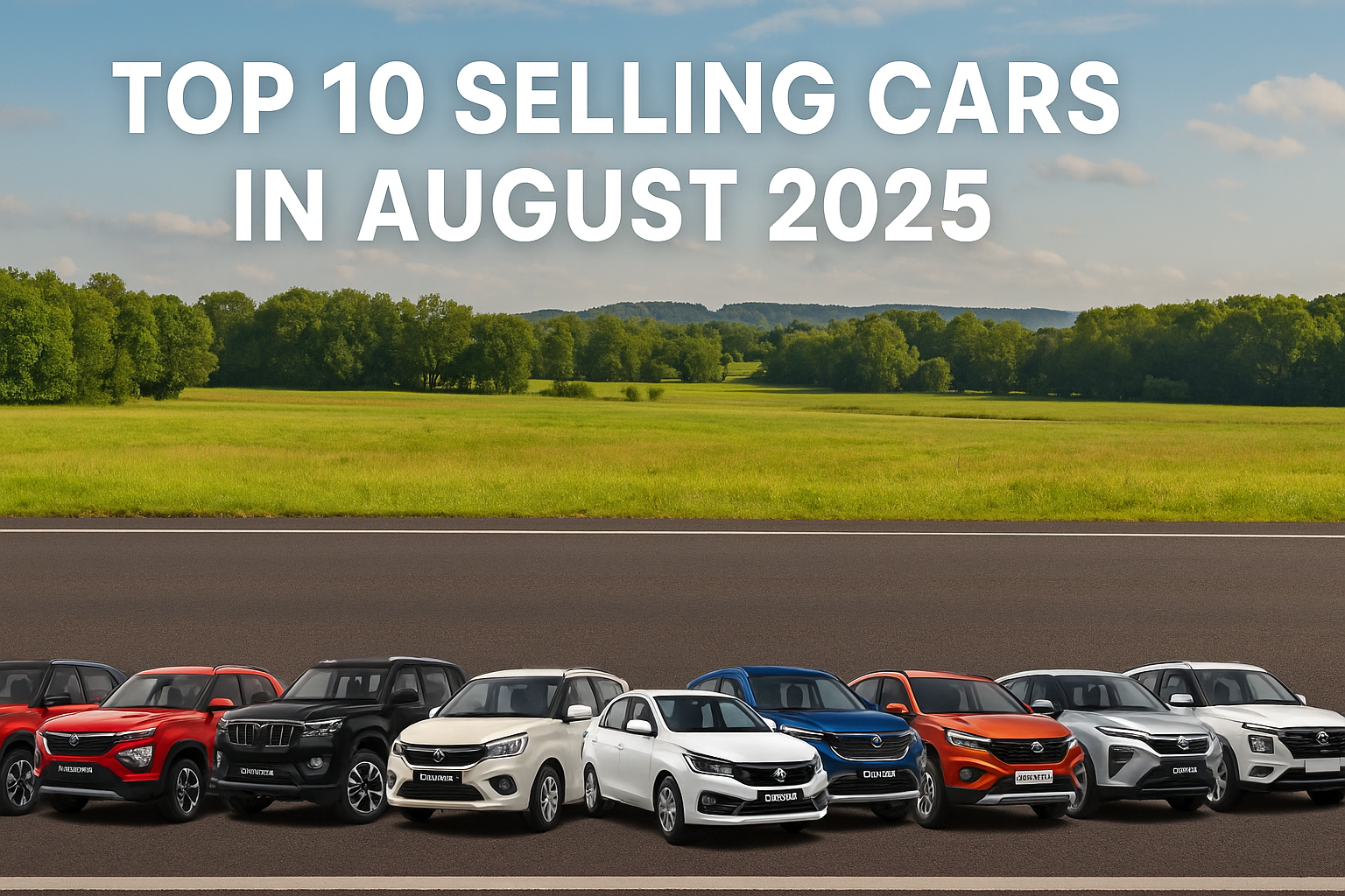Top 10 Best Selling Cars August 2025 – पूरी लिस्ट देखें, कौन सी कार रही सबसे आगे?