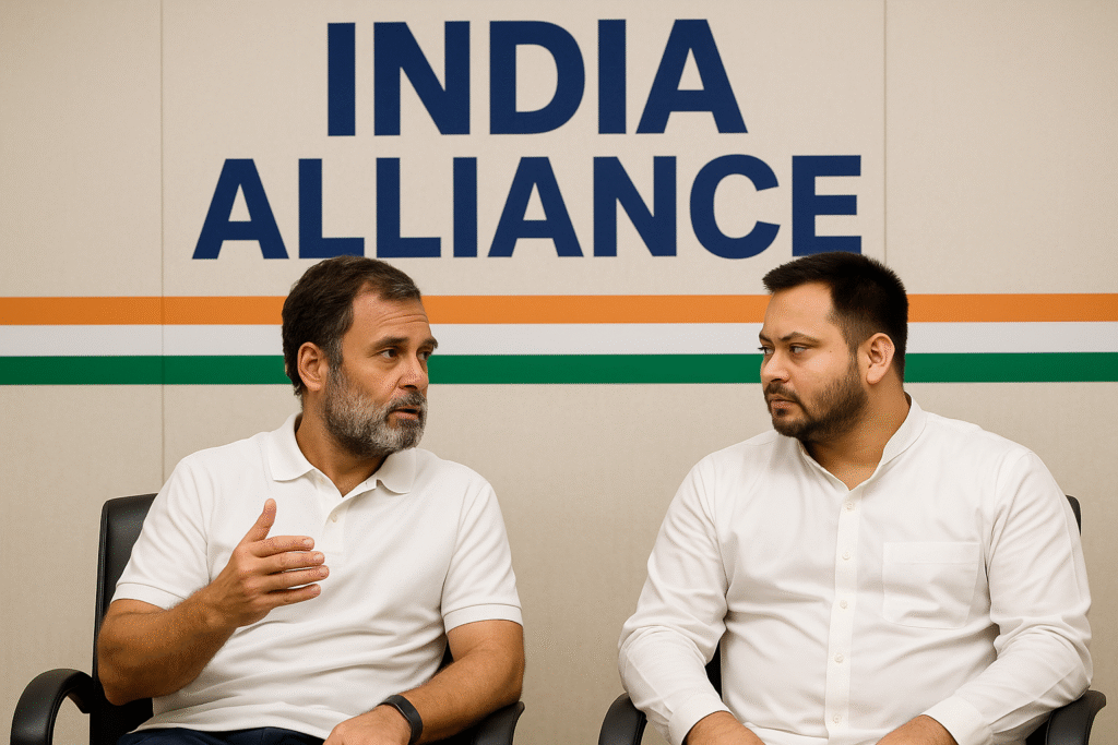 Bihar Election 2025: राहुल गांधी और तेजस्वी यादव की मीटिंग के बाद तय होगा INDIA Alliance का Seat Sharing Formula