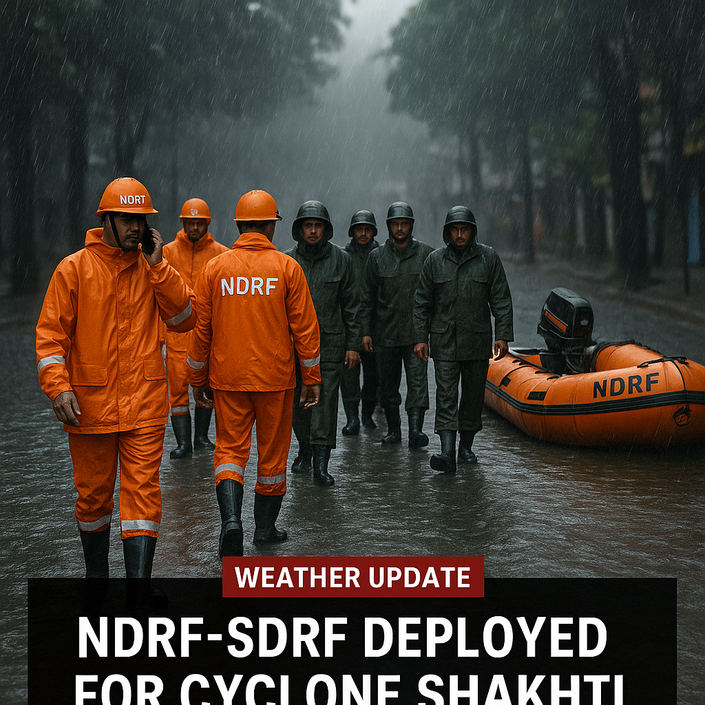 Cyclone Shakhti Update: 5 राज्यों में मचा हड़कंप, NDRF-SDRF तैनात – महाराष्ट्र, गुजरात, राजस्थान में Heavy Rain Alert